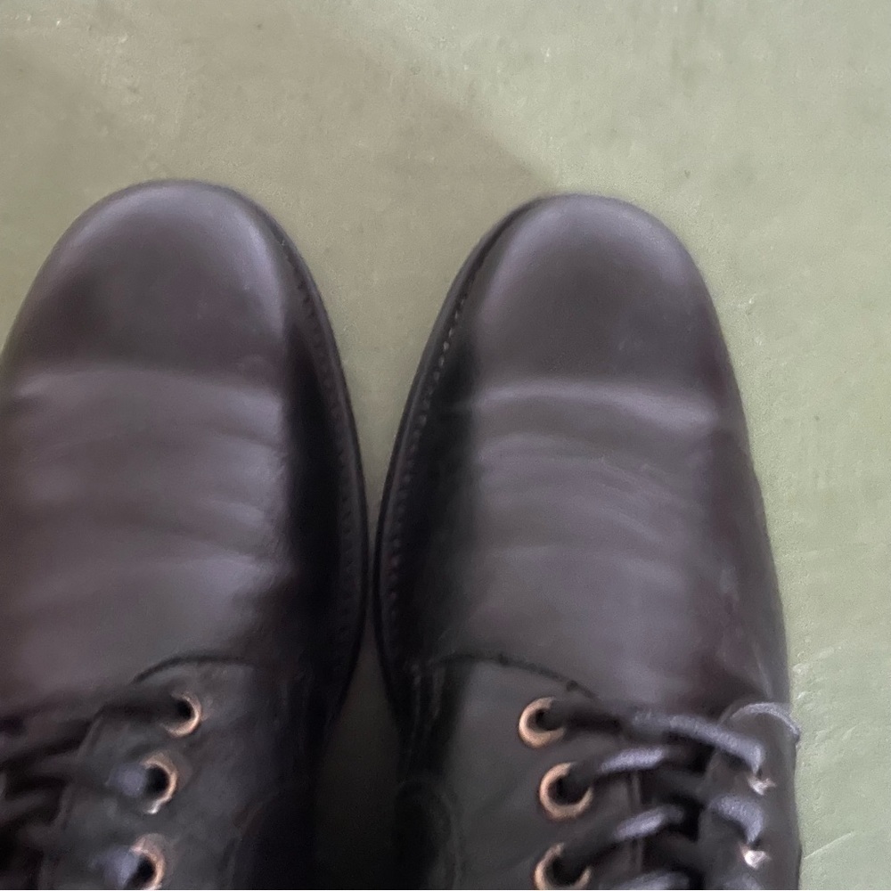 John Varvatos Italian Made Plain Toe Oxfords in Black Calfskin - Picture 15 of 16